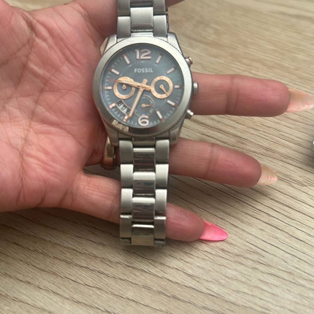 Fossil Two-Tone Silver and Gold Watch
